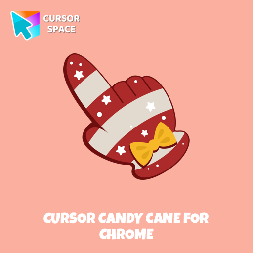 Cursor Candy Cane For Chrome